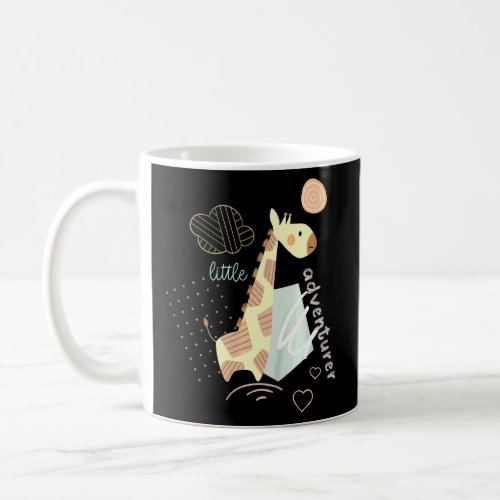 Kids Little Adventurer Giraffe Graphic  Coffee Mug