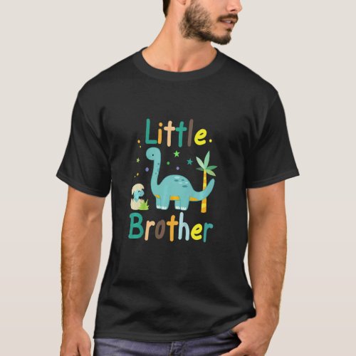 Kids Little Brother Big Brother Saurus Sibling Mat T_Shirt