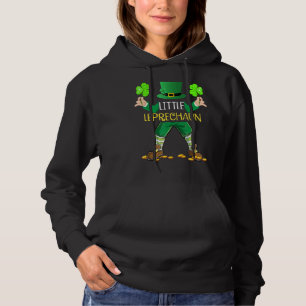 Kids Little Leprechaun Boys St Patricks Day Funny Hoodie