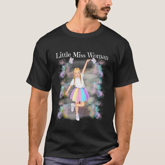 Kids Little Miss Woman International Women's Day H T-Shirt (Front)