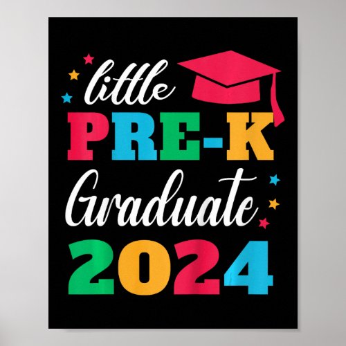 Kids Little Pre_k Graduate Preschool Graduation 20 Poster