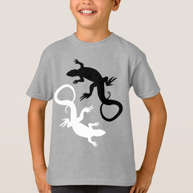 Kid's Lizard Hoodies Reptile Art Hooded Jackets (Front)