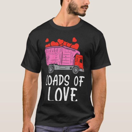 Kids Loads Of Love Truck Cute Valentines Day Funny T_Shirt
