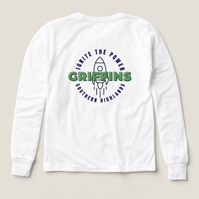 Kids Long Sleeve Tri-Blend Shirts (Design Back)