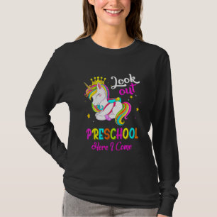 Kids Look Out Preschool Here I Come School Teacher T-Shirt
