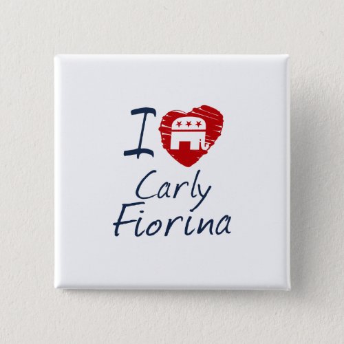 Kids Love Fiorina 2016 Scribble Design Button