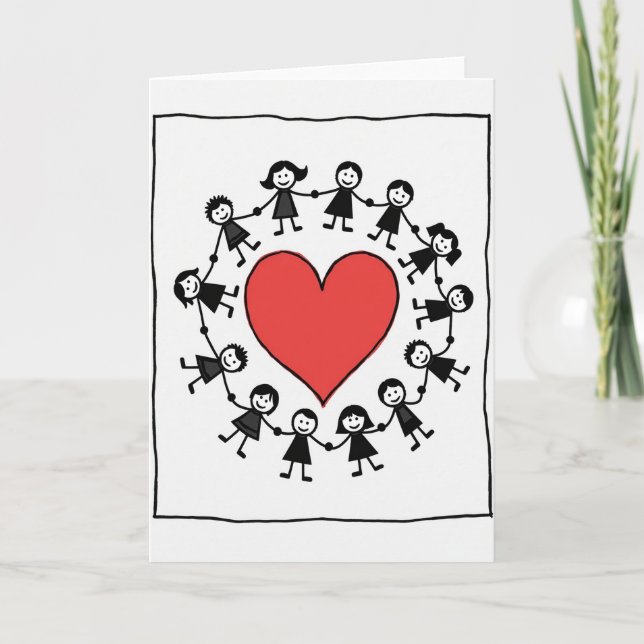 Kids Love Friendship Card (Front)
