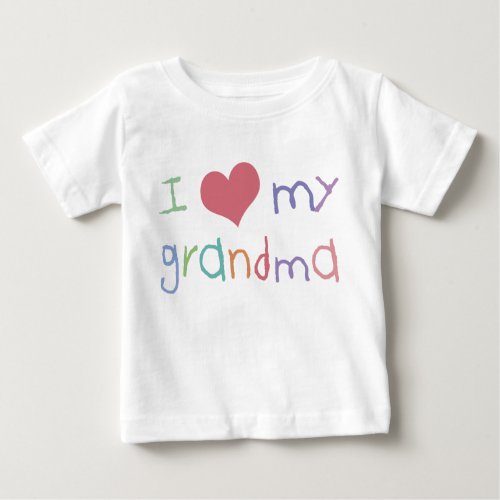 Kids Love Grandma Infant T_Shirt