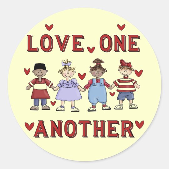 kids-love-one-another-t-shirts-and-gifts-classic-round-sticker-zazzle