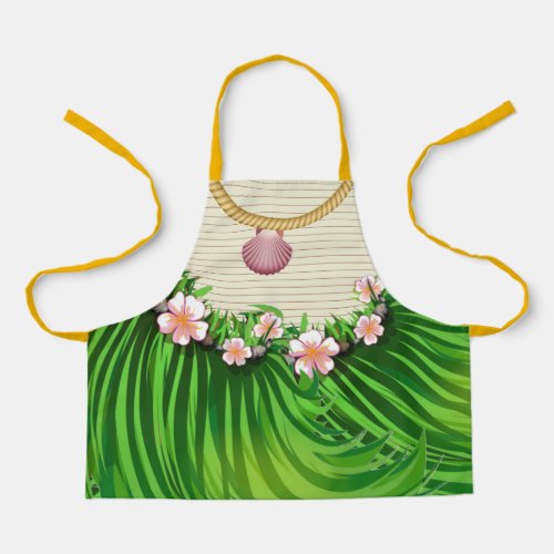 Kids Luau or Lets Just Hula Apron