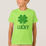Kid&#39;s Lucky St.patrick&#39;s Day Shirt at Zazzle