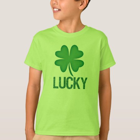 Kid's Lucky St.patrick's Day Shirt