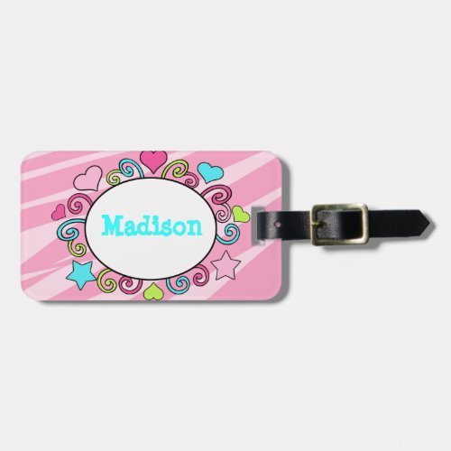 Kids Luggage Backpack Tag