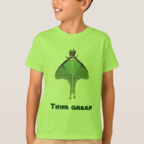 Kids Luna Think Green T_Shirt