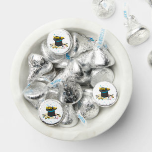 Kids Magical Birthday Party Blue Stars Thank You Hershey®'s Kisses®