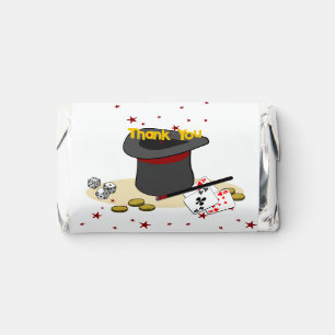 Kids Magical Birthday Party Theme Thank You Hershey's Miniatures