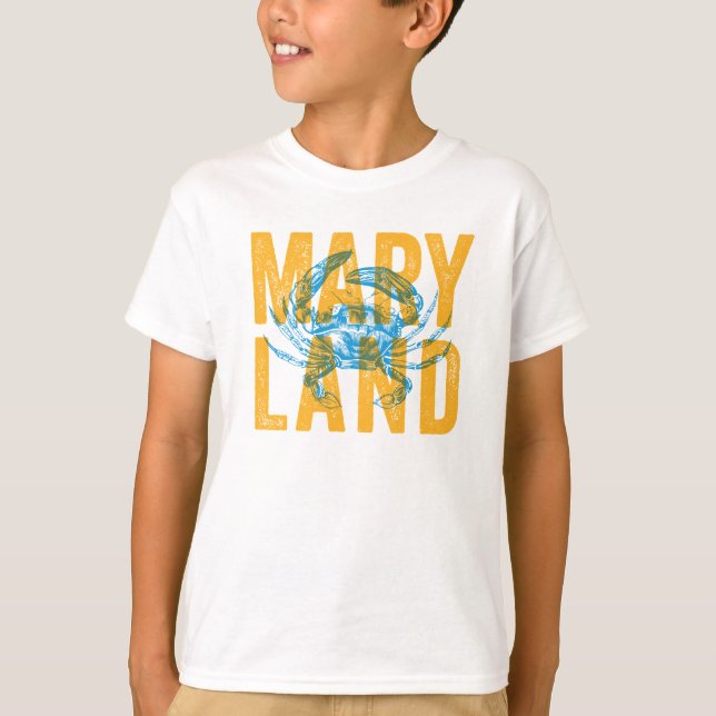 Kids Maryland Crab Tshirt (Front)