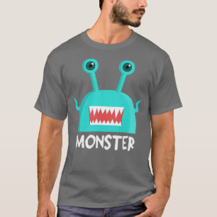 Kids Matching Dad and Son  I Created a Monster Set T-Shirt