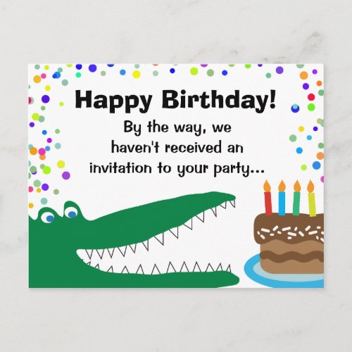 Kids Medical Dental Patient Birthday Greetings Invitation Postcard