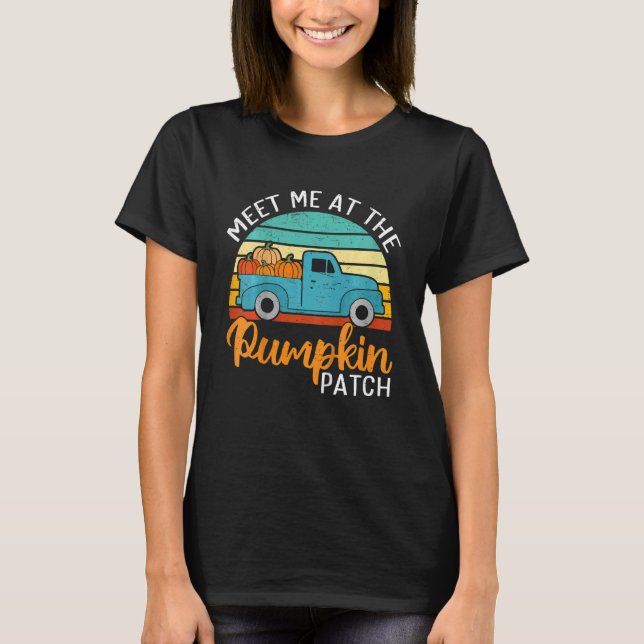 Kids Meet Me at The Pumpkin Patch Toddler Youth Th T-Shirt (Front)