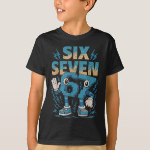 Kids Meme 67 Six Seven 6 7 Italian Brainrot  T-Shirt