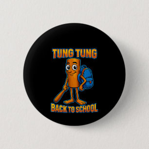 Kids Meme Tung Tung Sahur Italian Brainrot Back To Button