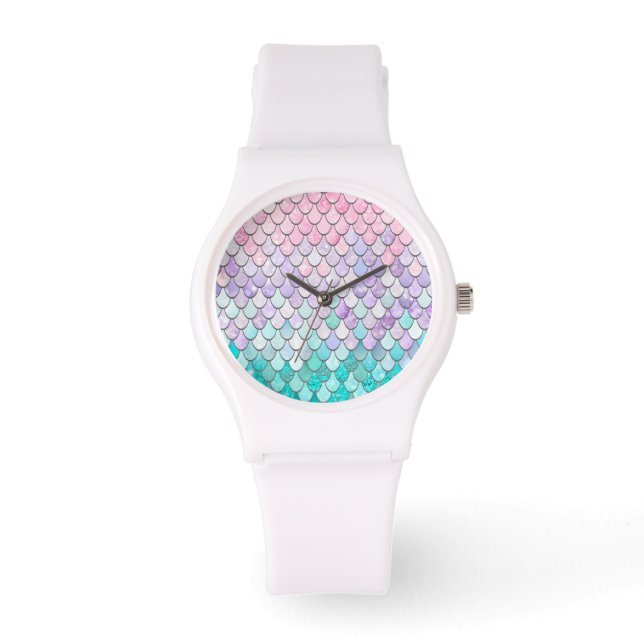 Kids Mermaid Girls Sports Watch (Front)