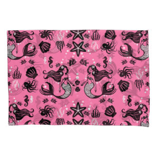 Kids Mermaid Pink Pillow Case