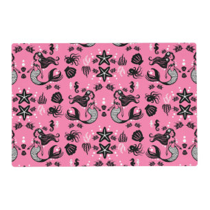 Kids Mermaid Pink Placemat