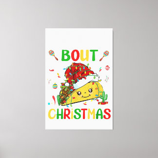 Kids Merry Christmas Monster Truck Toddler Boys Xm Canvas Print