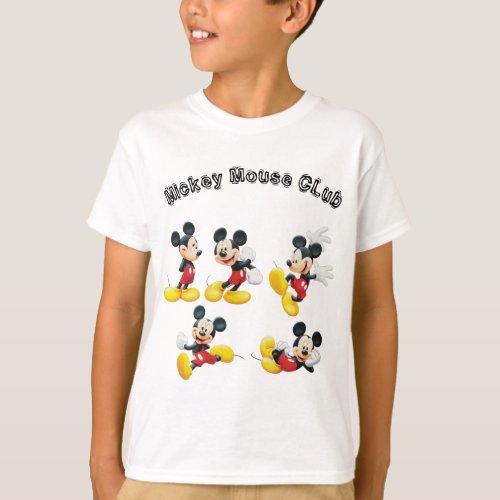 Kids Mickey Mouse Club T_Shirt