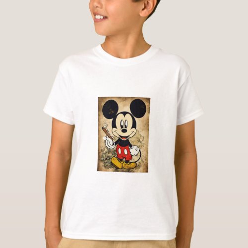 Kids Micky Mouse design t shirt 