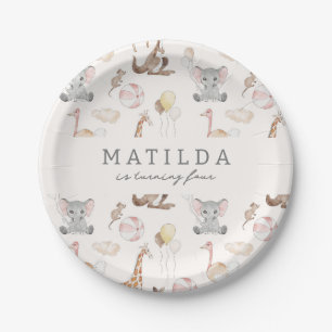 Kids' Modern Carnival Circus   Girls Birthday  Paper Plates