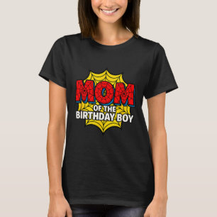 Kids Mom Of The Birthday Boy Sder Theme Party Matc T-Shirt