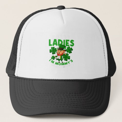 Kids Mommys Lucky Charm Mom St Patricks Day Leprec Trucker Hat
