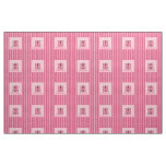 Kid's Monogrammed "M" Pink Moose Fabric