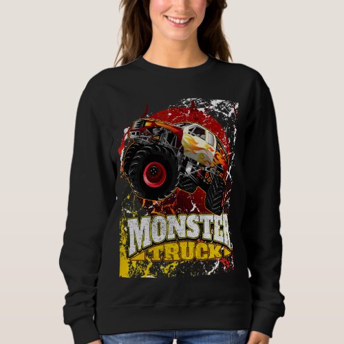 Kids Monstee  Monster Truck Sweatshirt