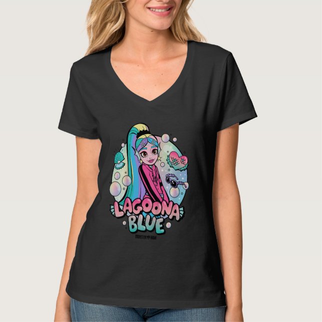 Kids Monster High   Lagoona Blue Bubbles T-Shirt (Front)