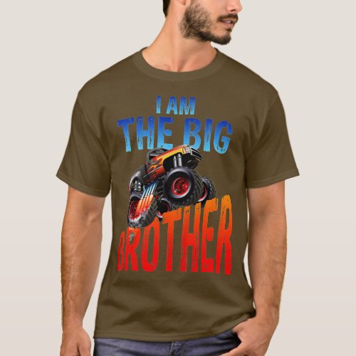 Kids Monster ruck  for oddlers  I am the Big Broth T_Shirt