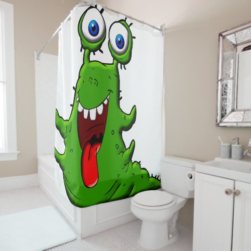 Kids Monster Shower Curtain