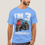 Kids Monster Truck 3rd Birthday Boy 3 Three Year O T-Shirt<br><div class="desc">Kids Monster Truck 3rd Birthday Boy 3 Three Year Old Toddler  .</div>