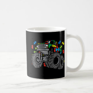 Kids Monster Truck Puzzles Cute Kids Autism Awaren Coffee Mug