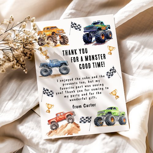 Kids Monster Trucks Birthday Party