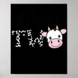 Kids Moo Moo I'm Two Birthday Tee 2 Year Old Boy Poster<br><div class="desc">Kids Moo Moo I'm Two Birthday Tee 2 Year Old Boy Cow Print Gift. Perfect gift for your dad,  mom,  papa,  men,  women,  friend and family members on Thanksgiving Day,  Christmas Day,  Mothers Day,  Fathers Day,  4th of July,  1776 Independent day,  Veterans Day,  Halloween Day,  Patrick's Day</div>