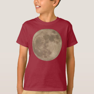 Kid's Moon Shirt Full Moon Kid's Sweatshirts