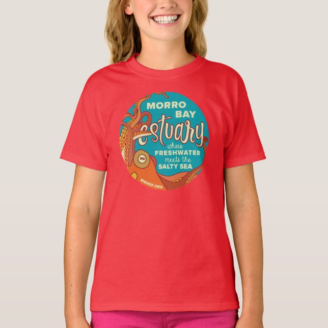 Kids' Morro Bay Octopus Shirt (Front)