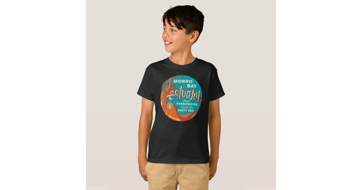 Kids Morro Bay Octopus Vintage Look Shirt Zazzle Com
