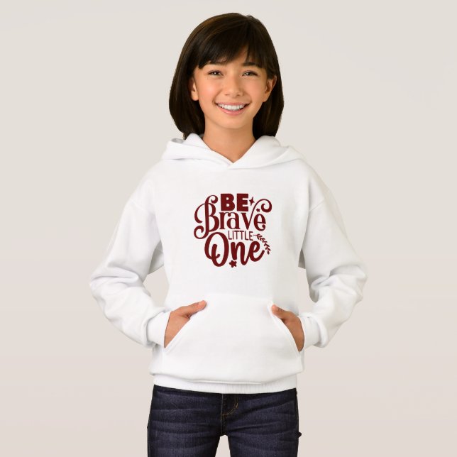 Kids Motivational Typography Hoodie (Front Full)