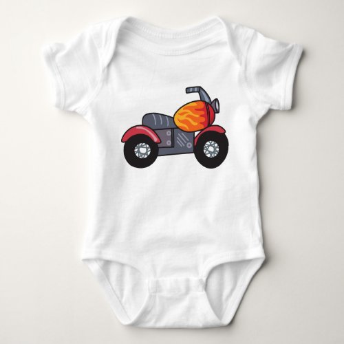 Kids Motorcycle Baby Bodysuit