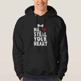 Kids Mr Steal Your Heart For Boys Toddlers Valenti Hoodie